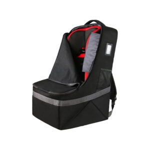 YOREPEK Padded Car Seat Travel Bag Backpack for Airplane, Heavy Duty Car Seat Bags for Air Travel, Carseat Cover for Airplane Travel with Shoulder Strap, Car Seats Carrier for Airport, Black